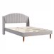 Marco de la cama 200x140 Gris