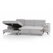 Chaise longue con cama TITUS Antracita