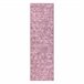 Alfombra de pasillo SOLID 60 HORMIGÓN 70x330 Rosa