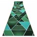 Alfombra antideslizante TRÓJKĄTY triángulos 57x190 Verde