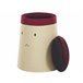 Beliani Puf para niños SAMURAI Beige