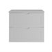 Mueble bajo lavabo encimera Soline 60 Blanco