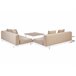 Beliani Conjunto de jardín Poliéster MISSANELLO Beige