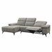 Chaise longue relax eléctrica ANDY Gris Claro