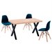 Mesa de comedor X-Loft 140 140x80 Roble