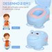Orinal Infantil TPE, Plástico HOMCOM Azul