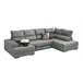 Mega Sofa Cama Chaise Longue Rinconera Italia Arena