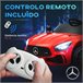 Coche Eléctrico Niños PP, Metal AIYAPLAY Rojo