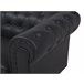 Beliani Sillón CHESTERFIELD Negro