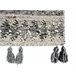 Beliani Alfombra de pelo corto ARATASHEN 200x300 Gris