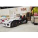 Cama coche 90x190cm POLICE con mando incluido Blanco/ Negro