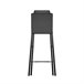 Acomoda Textil – Taburete de Bar Plegable. (2 Unidades) Negro