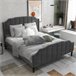 Marco de la cama 200x140 Gris