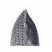 Beliani Cojín decorativo ASPIDISTRA Gris Oscuro