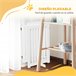 Barrera para Perros MDF PawHut, mascotas - accesorios para perros Blanco