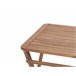 Beliani Conjunto bistro PARAGGI Madera Clara