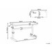 Beliani Escritorio gamer DURBIN 120x60 Negro