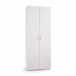 Armario multiusos 2 puertas efecto madera 72 Blanco