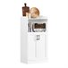 Aparador cocina para Microonda con 2 Puertas FSB47-W SoBuy Blanco