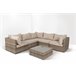 Set jardín con sofá rinconera TURIN IV Beige