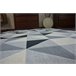 Alfombra SCANDI Triángulos 200x290 Gris