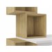 Mesa de escritorio con estanteria lateral BALANCE 4H Blanco