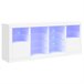 Aparador con luces LED 163 Blanco