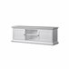 Mueble TV 2 puertas laminado blanco PARIS Blanco