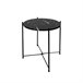 Acomoda Textil – Mesa Auxiliar Plegable de Metal para Recibidor. 40x40 Negro