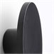 Aplique De Exterior Policarbonato Serie Yika Negro