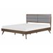 Beliani Cama con somier MDF POISSY 167x202 Gris