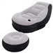 Sillón+reposapiés hinchables INTEX Gris