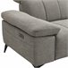 Chaise longue relax eléctrica ANDY Gris Claro