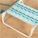 Aktive Silla baja plegable de playa con estructura de acero Azul