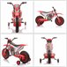 Moto Eléctrica para Niños PP, Metal HOMCOM Azul