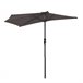Sombrilla de Jardín Metal, Poliéster Outsunny 269x138 Gris