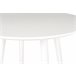 Mesa de cocina ARO fija MDF 80x80cm blanca Blanco