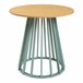 Mesa de comedor Lensuu redonda [en.casa] Verde