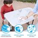 Mesa plegable picnic ultrarresistente infantil LIFETIME 82,5 x 90 x 53,5 cm UV100 Crema