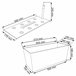2 unidades de jardinera rectangular 17 litros Antracita