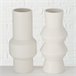 Jarrón decorativo SYBIL surtido 30cm marca BOLTZE  Blanco