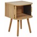 Beliani Mesa auxiliar SELAH Beliani Mesa auxiliar SELAH Madera Clara