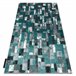 Alfombra DE LUXE moderna 6768 Geométrico - Structural 180x270 Verde