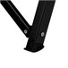 Aktive Silla plegable camping acolchada y reclinable Negro