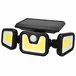 Aktive Aplique solar LED con sensor de movimiento 350 lúmenes Negro