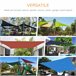 Toldo de Vela Rectangular Poliéster Outsunny 300x400 Mostaza