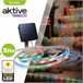 Tiras LED solar autoadhesivas Aktive Multicolor