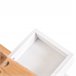 Armario de Baño Bambú, MDF kleankin, hogar - baño 30 Blanco