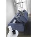 Sofá cama 3 plazas en tela Daabiz Azul Marino