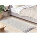 Beliani Alfombra de pelo corto OMERLI 80x150 Blanco